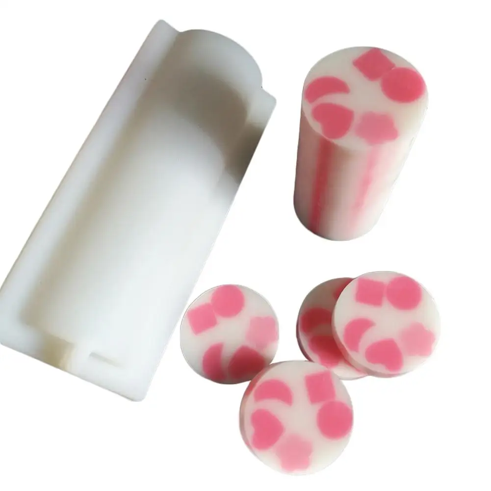 

1000ML Round Shape Soap Molds Hand Craft Soap Tube Model Silicone Mold Long-Cylinder Cold Process Soap Dye DIY Mould