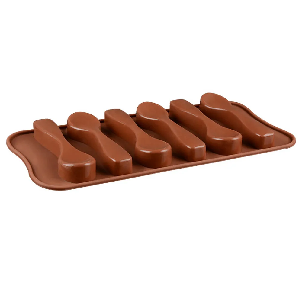 

Silicone Spoon Baking Mold Chocolate Biscuit Candy Jelly Diy Mold Baking Tool Cake Decorating Tools Silicone Mold  