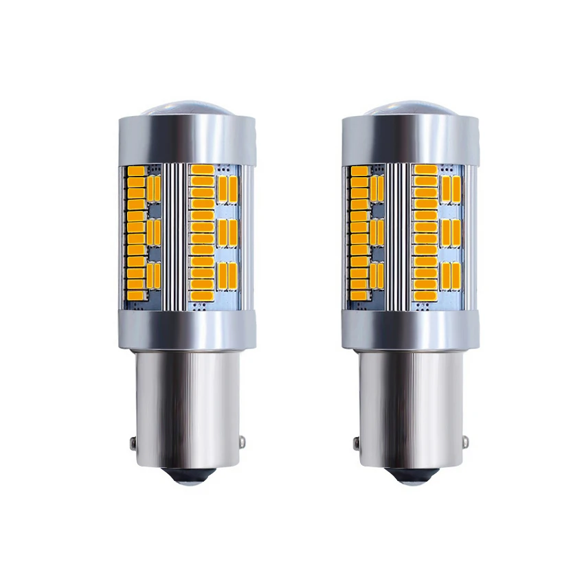 2 шт. p21w светодиодный canbus ba15s лампа Замена 7440 4014 105SMD светильник сигнал поворота 1156 |