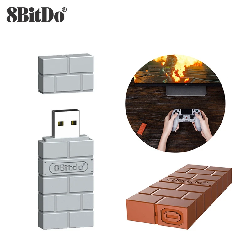 8bitdo Usb Wireless Bluetooth Rr Adapter Receiver For Switch Klassische Konsole For Ps1 Mini Ps4 Ps5 Controller Gamepads Aliexpress