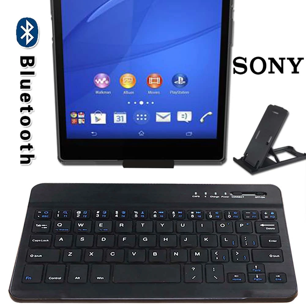 Teclado inalámbrico Bluetooth para Sony Xperia Z3, tableta de 8,0 pulgadas,  teclado recargable ultradelgado para Android, Ios y Windows|Teclados de  tablets| - AliExpress