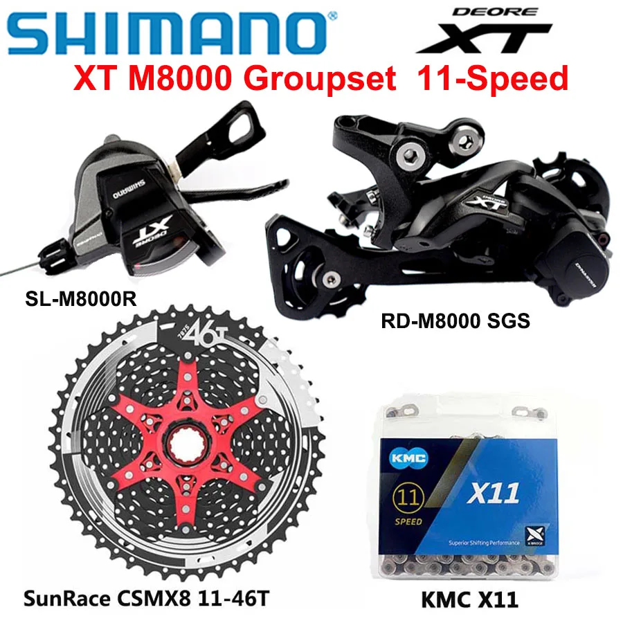 Механизм переключения передач Shimano DEORE XT M8000 задний переключатель для горного