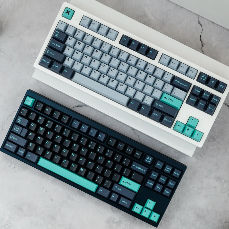 Gmky Hammerhead Shark 173 Keycaps Cherry Profile Keycap Double Shot