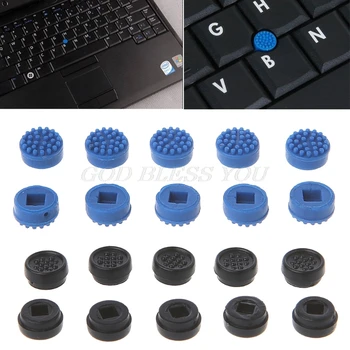 

10PCS Trackpoint Pointer Mouse Stick Point Cap For DELL Laptop Keyboard Black/Blue Color Drop Shipping