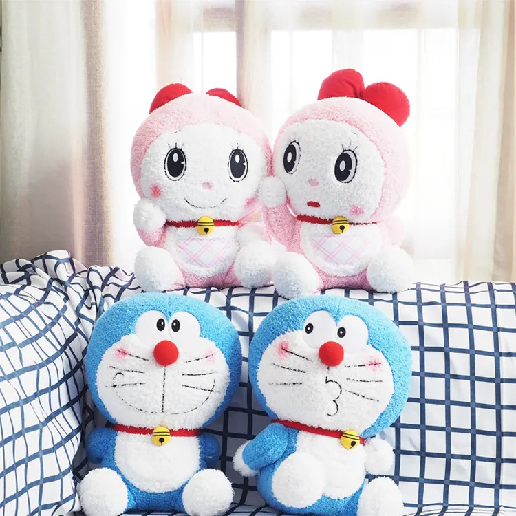 40 см японская настоящая фигурка Doraemon Плюшевые игрушки аниме мультфильм куклы Мягкие высокое качество Peluche мягкая подушка подарок для детей