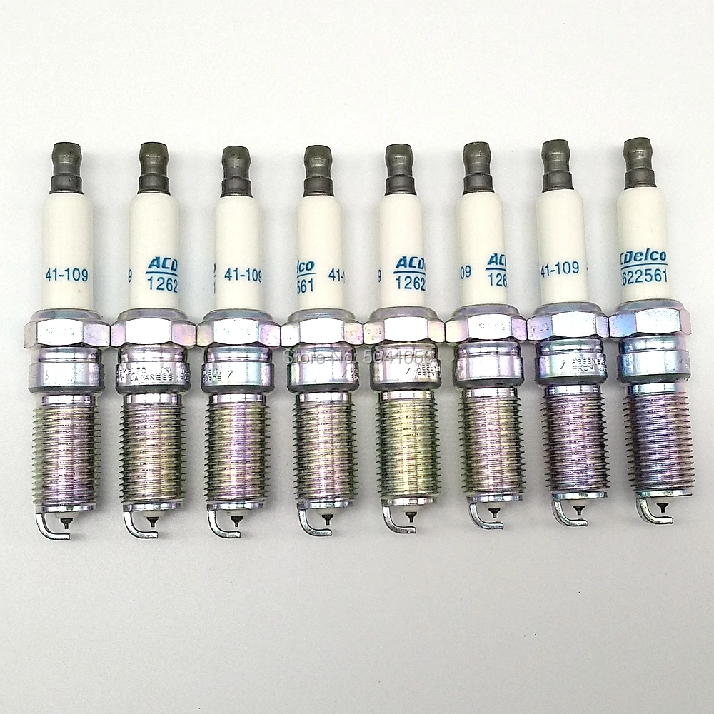 

8pcs 12622561 41-109 Iridium Spark Plug fit for Cadillac CTS SRX STS Chevrolet CAMARO CAPTIVA Mazda CX-9 TRIBUTE Ford EDGE
