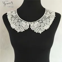 Lace fabric 2019 high quality White Laces collar Embroidery lace and ornaments for sewing Craft materials Dresses accessories
