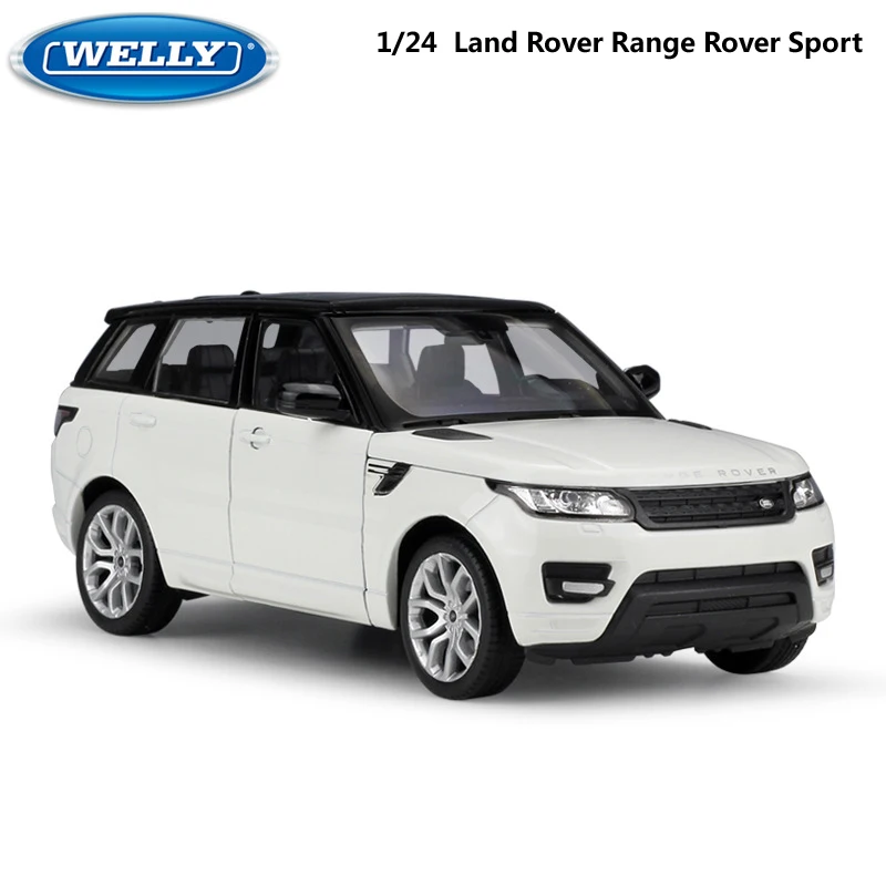 Welly литая модель автомобиля 1:24 масштаб автомобиля игрушка Land Rover Range Rover Sport SUV металлический сплав Игрушечная машина для детей Коллекция подарков