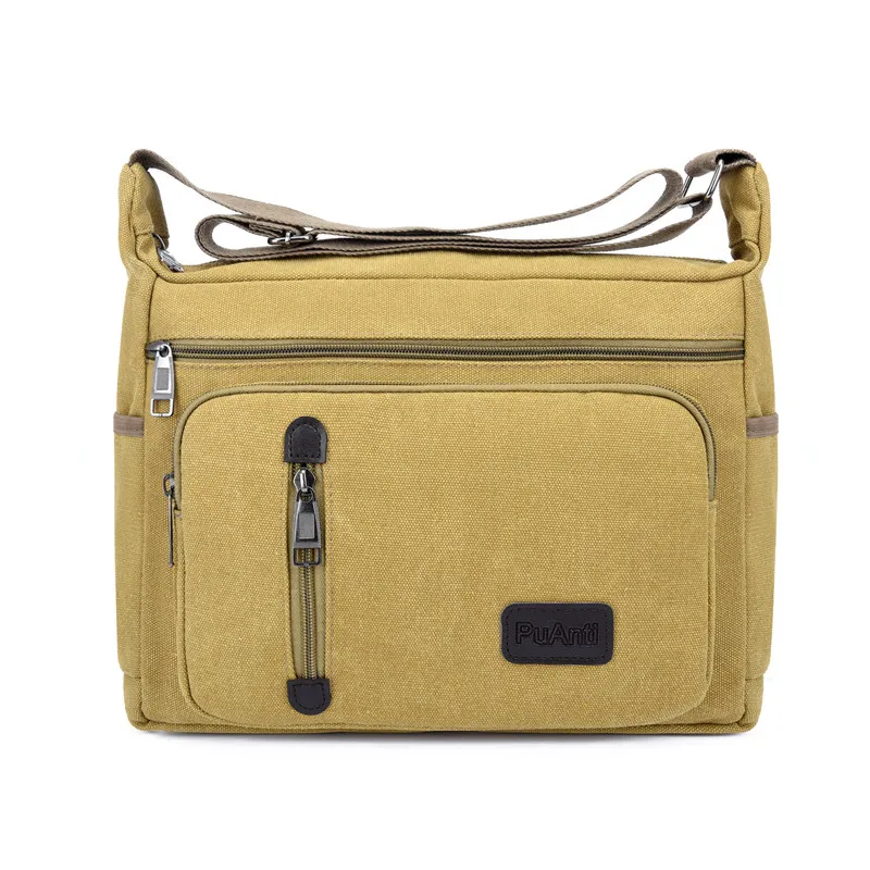 Men Single Shoulder Bag Canvas Handbag Crossbody Travel Casual Bags Bolsa Handbags Quality Luxury Designer Messenger Bags Tote