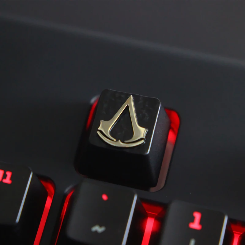 KeyStone Keycap 1 шт. Популярная Игровая тема алюминиевый сплав металлическая
