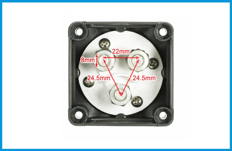 12 V/24 V двойной Батарея селектор изолятор главный выключатель среза отрезать разъединения Мощность выключатель 4 позиции автомобиля RV