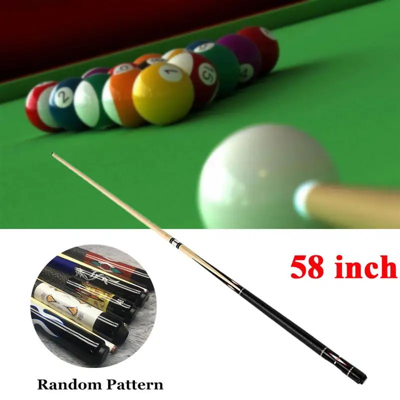 58 inch Pool Cue New 58" Billiard House Bar Pool Cue Sticks (Random