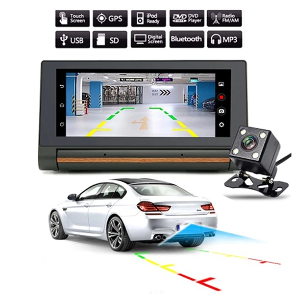  Vehemo 1080P DVD Player Auto GPS Radio Video für G-Sensor GPS Navigator Dashcam DVR Kamera WIFI für