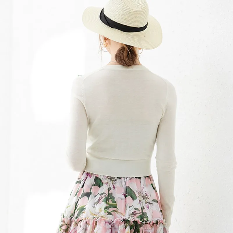3D Flower Ropa/Autumn/Winter Women Clothes Woman Angora Wool/Short /Knitted/Fall Sweater White/Female Winter Sherpa Pullover2019