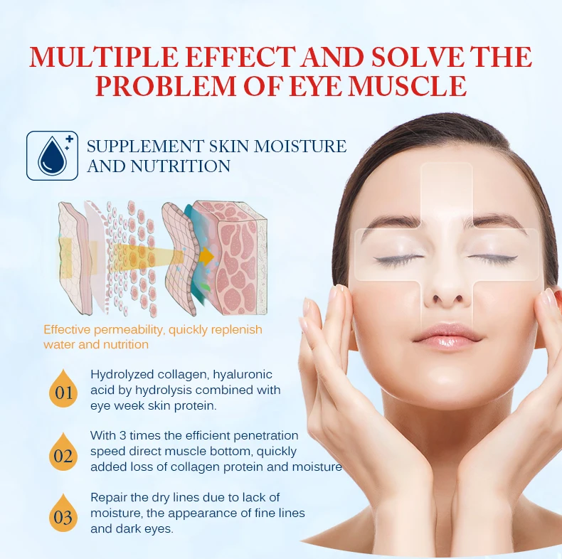 Новейший уход за кожей лица глубокое анти-Aging12ml интенсивное подтягивание лица укрепляющая эссенция для удаления морщин для глаз