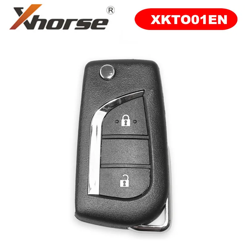 XHORSE XKTO01EN универсальный дистанционный ключ для Toyota 2 кнопки VVDI Key Tool и VVDI2