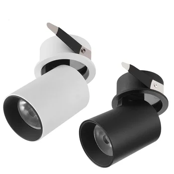 

Rotating 90° Folding Dimmable LED Downlights 9W 12W 15W COB LED Ceiling Spot Lights AC110-220V LED Ceiling Lamps Indoor Lighting