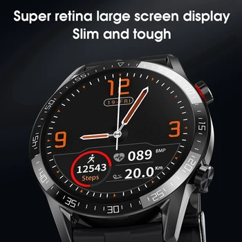 

Smartwatch L13 Smart Watch Fitness Tracker Support Blood Pressure Oxygen ECG Peeter Answer Call for IOS Android