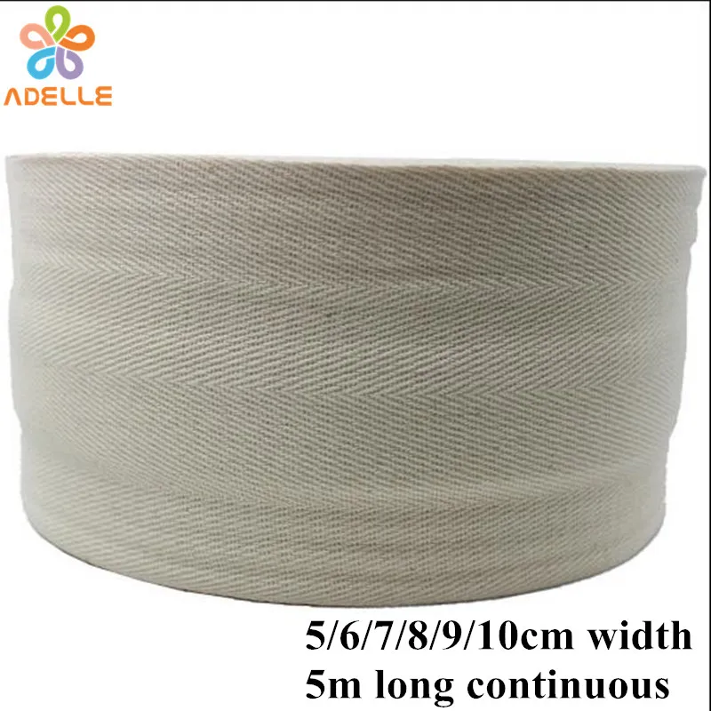 5/6/7/8/9/10cm Ultra width 100% Cotton tape/webbing/ribbon Natural Color Weight lose leg belly Wrapping Bondage Free shipping 5m | Дом и сад