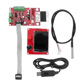 

100A Spot Welder Controller Welding Machine Pneumatic Color LCD Display Multi-point Personalization with Temperature Sensor