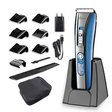 Перезаряжаемая профессиональная машинка для стрижки волос, электрический триммер для волос, тример для бороды для мужчин, электрическая машинка для стрижки волос