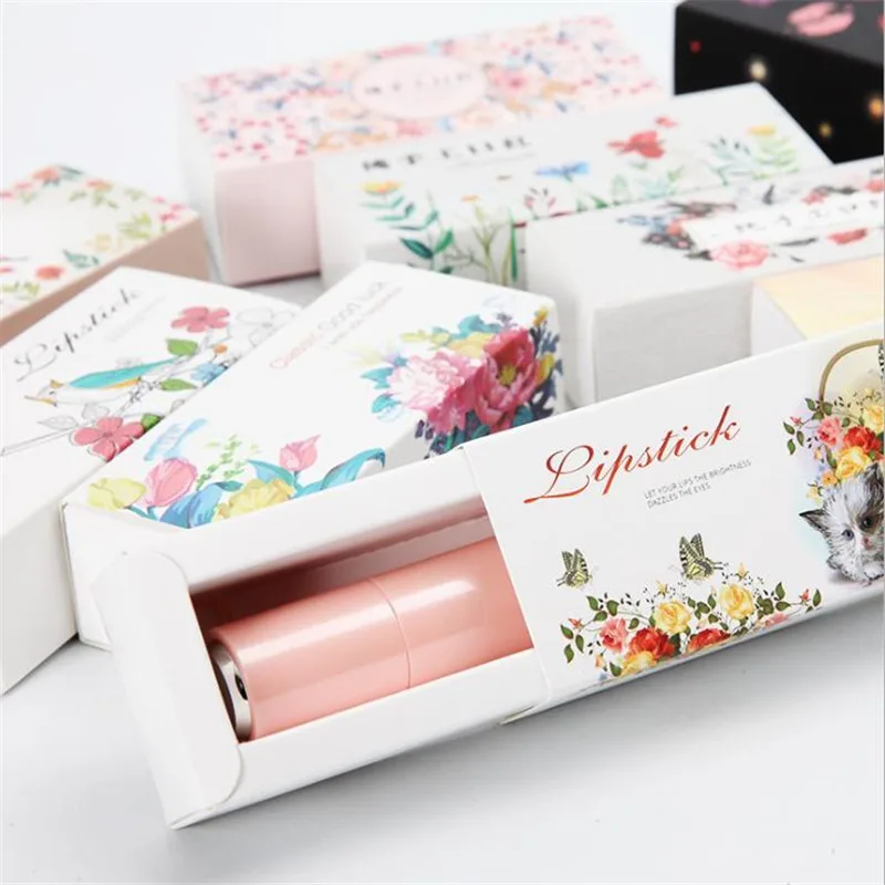 50pcs/lot 2.7*2.7*8.8cm Mini Colorful Drawer Box DIY Lipstick Perfume Essential Oil Bottle Packaging Box Package Kraft Paper Box - Image 2