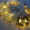 10LED Moon Star castle Led Light String Eid Mubarak Ramadan Decoration For Home Hajj Ramadan Kareem Eid Al Adha EID lantern gift ► Photo 3/6