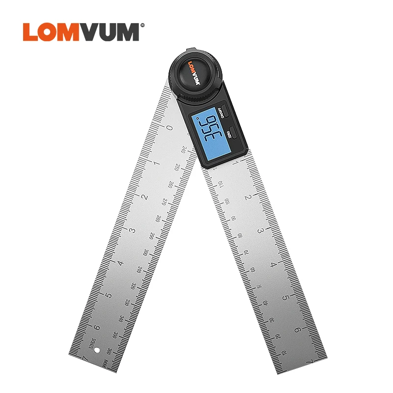 Digital Angle Protractor Angle Measuring Tool Angle Protractor LOMVUM Digital Protractor Angle Ruler 400mm Electronic Goniometer Inclinometer 360 Degree Angle Measuring Metric British System
