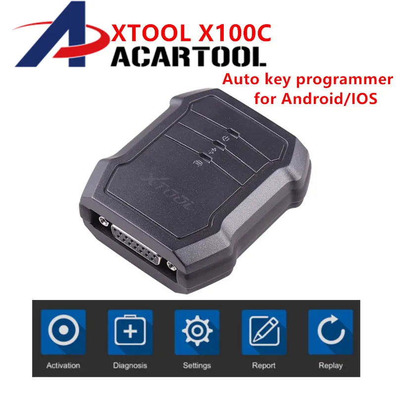 X100C автоматический ключ программист для Ford/для Mazda 4 в 1 pin считыватель кодов Xtool X100 C для Android IOS