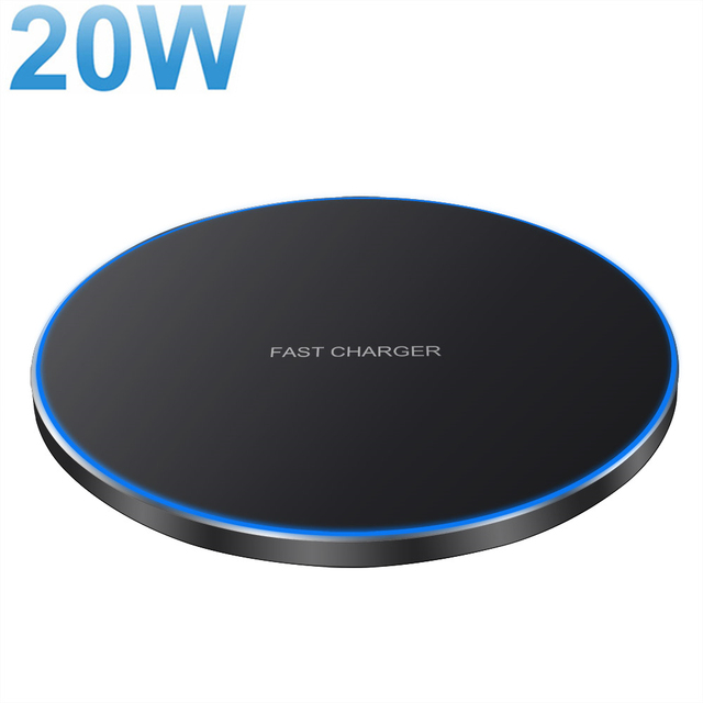 Qi Wireless Charger For iPhone 13 12 11 Pro XS X XR 8 Type C Induction Fast Charging Pad for Samsung S20 S10 S9 Xiaomi mi 10