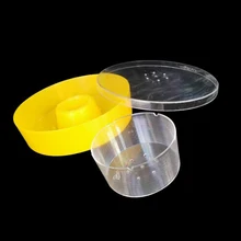 1х пластиковый вход пчелиная Вода Фидер Пчеловодство круглый улей поилка Замена