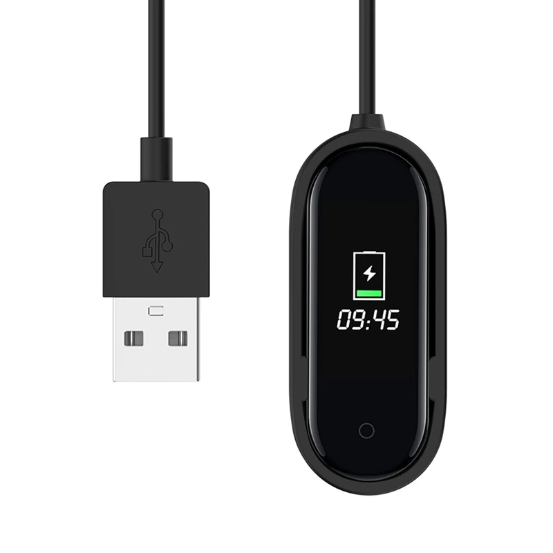 USB кабель зарядного устройства ALLOYSEED для Xiaomi Mi Band 4 3 2 умный Браслет зарядка док
