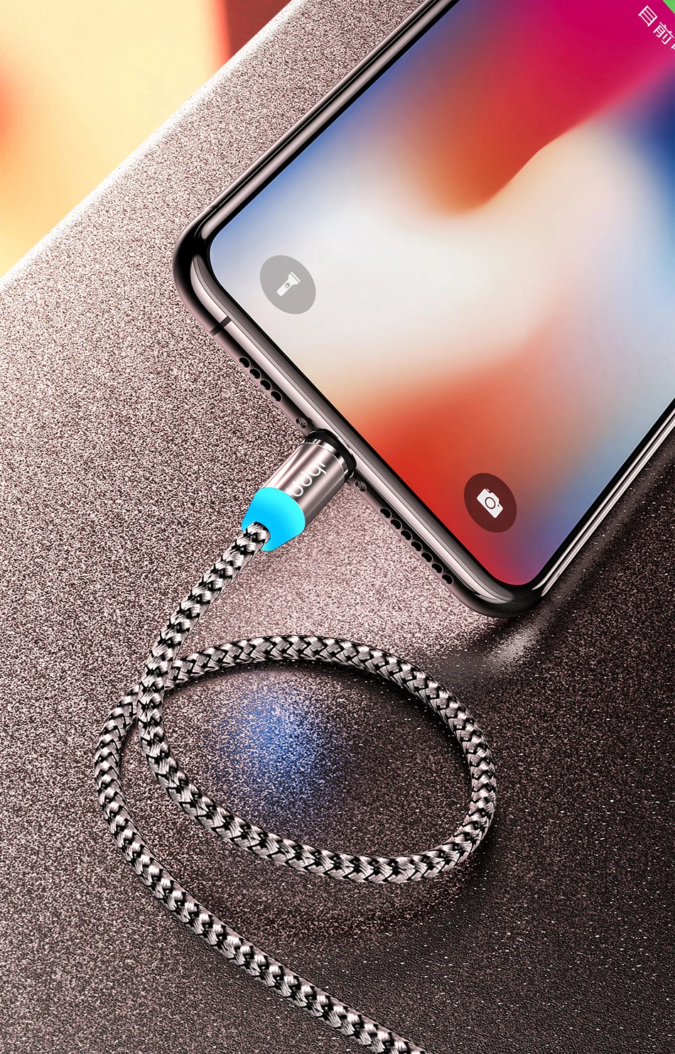 Udyr Магнитный Micro usb type C кабель для iPhone Xiaomi Android мобильный телефон Быстрая зарядка USB кабель магнит зарядное устройство провод шнур