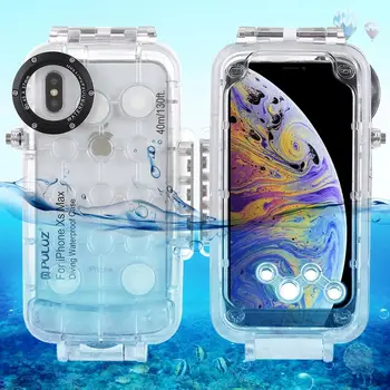 

Underwater Housing Waterproof Case For iPhone XS Max X XS XR 7 8 Plus Cover Diving Surfing Swimming Snorkeling Photo Video