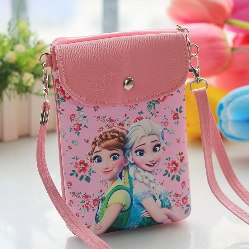 Disney congelado 2 Elsa Anna princesa aisha de dibujos animados Messenger Lindo bolso caliente juguetes de Navidad regalo de cumpleaños para los niños