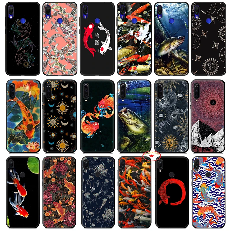 Мягкий силиконовый чехол Lakes Koi Fish для Xiaomi Redmi K20 S2 7A 6A 6 Pro 5 Plus 5A GO 4A 4X |