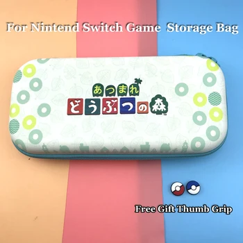 

2020 For Nintend Switch Game Card Case Storage Bag Animals Crossing Cover Shell For Nintendo Switch Console Thumb Grip Cap