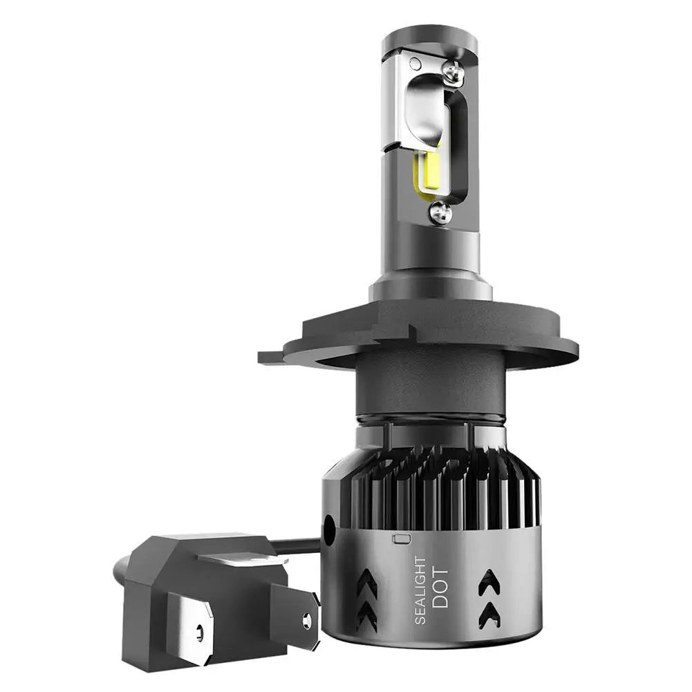 Мотоцикл 12-24V H4/9003 Moto светодиодный фонарь с охлаждающими вентиляторами подходит для большинства мотоциклов светодиодный фонарь супер белый мотоцикл фара