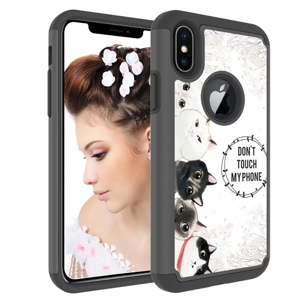 Чехол для iPhone X, XS, XR, XS, Max, iPod Touch, 5, 6, 7, тканевый чехол с защитой от падений, чехол с цветной картинкой, усиленная защита