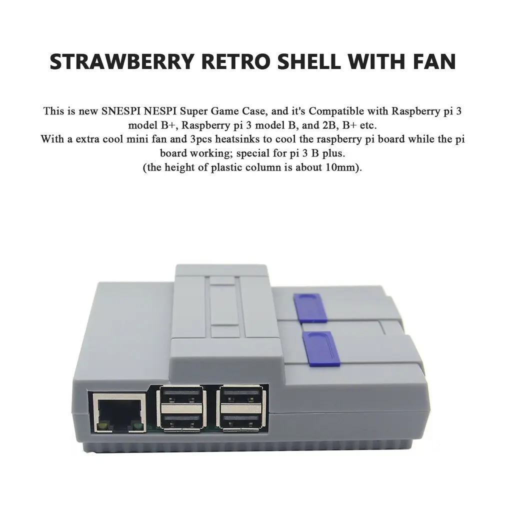 Защитный чехол Alloet Snespi, корпус корпуса, корпус, чехол для Raspberry Pi 3 Model B+/3B/2B/B