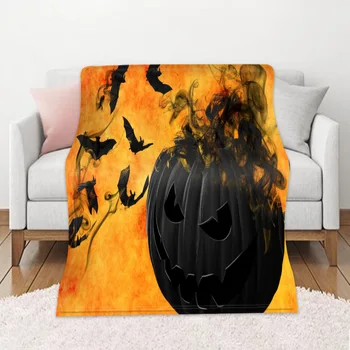 

DIY Custom Blanket Wansheng Autumn and Winter Warm Sofa Blanket HD Digital Printing Double-Sided Flannel Airable Blanket