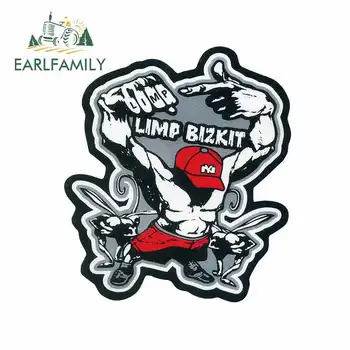 

EARLFAMILY 13cm x 9.8cm For Limp Bizkit Rock Punk Car Decal Personality Creative Stickers Anime Decals Waterproof Vinyl Material