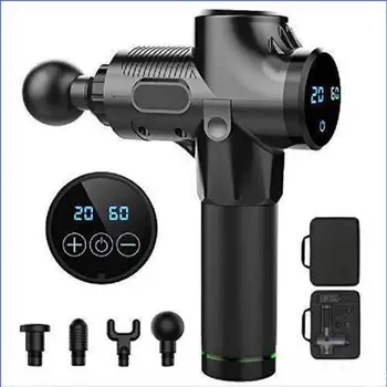 

LCD Massage Gun Deep Muscle Massager Muscle Pain Full Body Massage Exercise To Relax and Slim Down To Relieve Pain