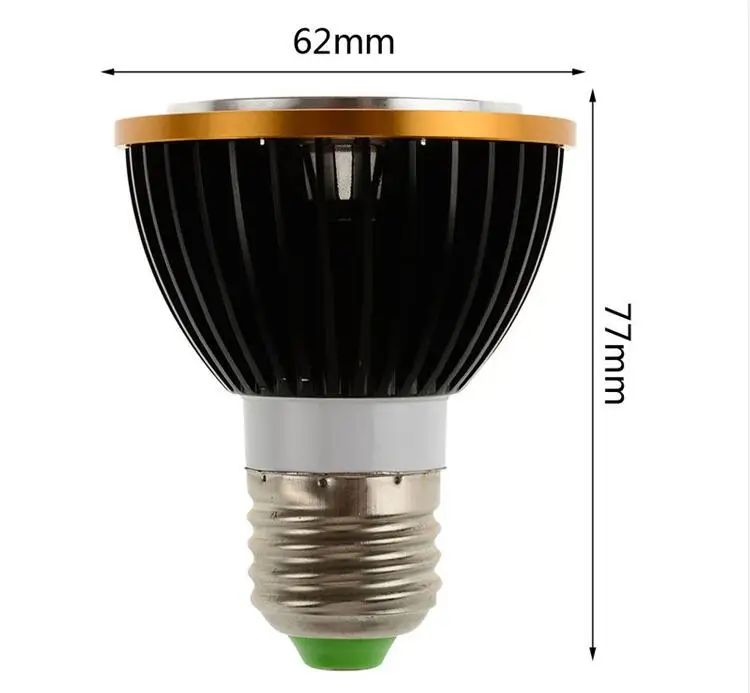 9W 15W COB лампа GU10 E27 B22 E14 AC110V 220V MR16 12V PAR20 светильник точечной подсветки регулируемый лампы теплый/холодный белый 60 градусов