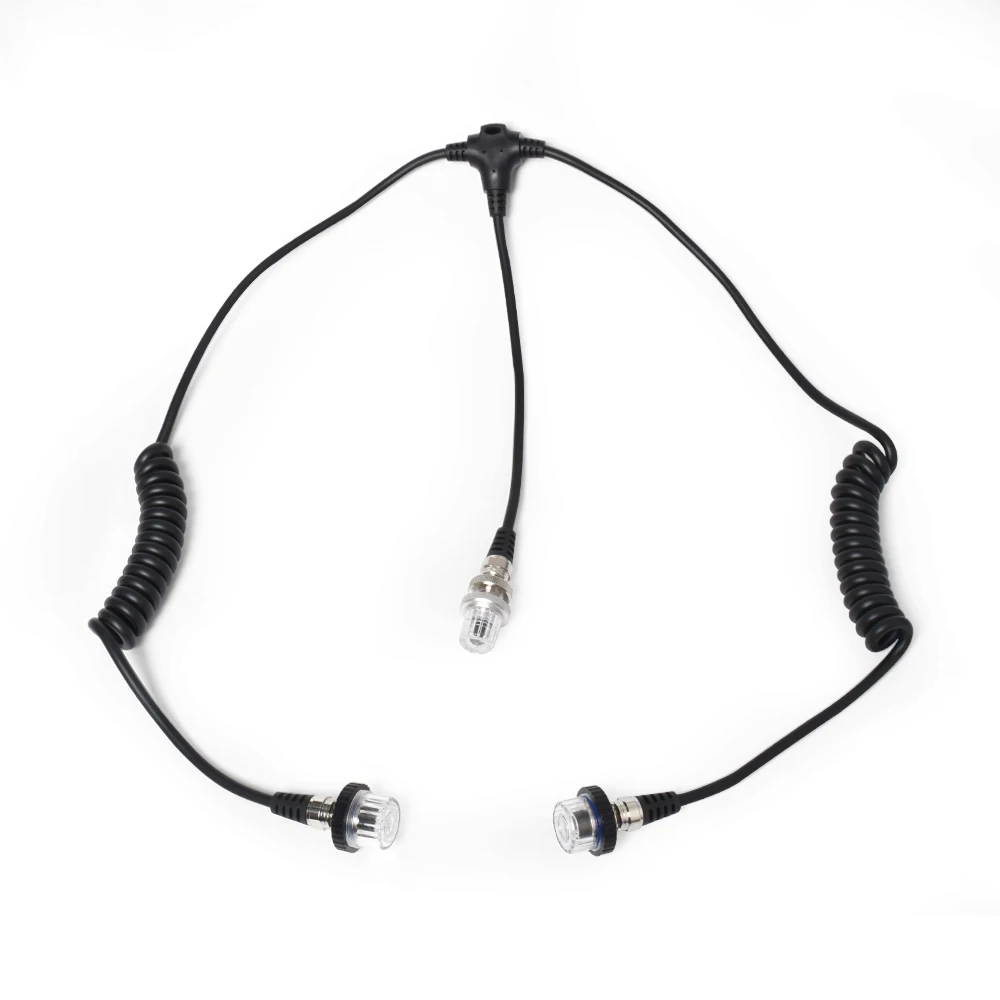 Sea frogs resistência à água de mergulho, linha de conexão de lanterna