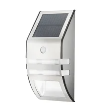 

Solar Led Light Outdoor Sensor Lamp Street Lights Wall Stainless Steel Powered Wireless Waterproof Security For Garden Yard