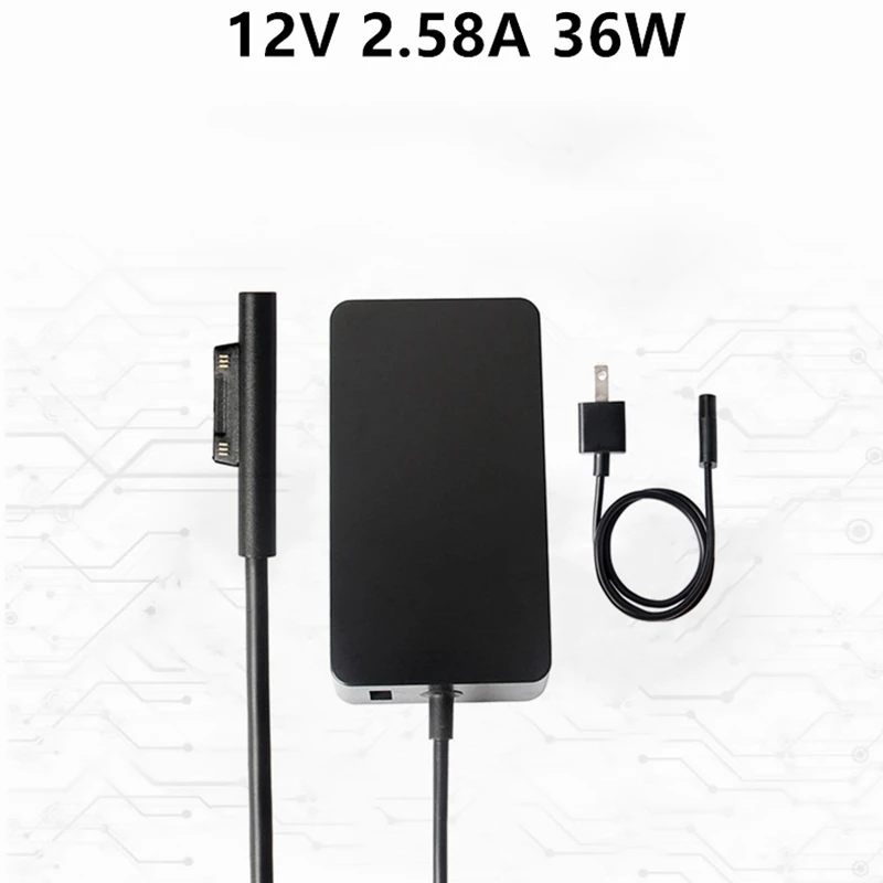 ABHU-для поверхности Pro4 Pro3 1625 1724 12V2. 58A зарядное устройство адаптера питания (вилка США)