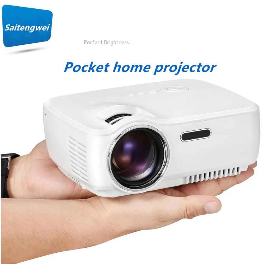 

[White]GP70 Full Network Cost-effective Portable Micro Projector 4 Inch Protable Projector High Value Home Projector
