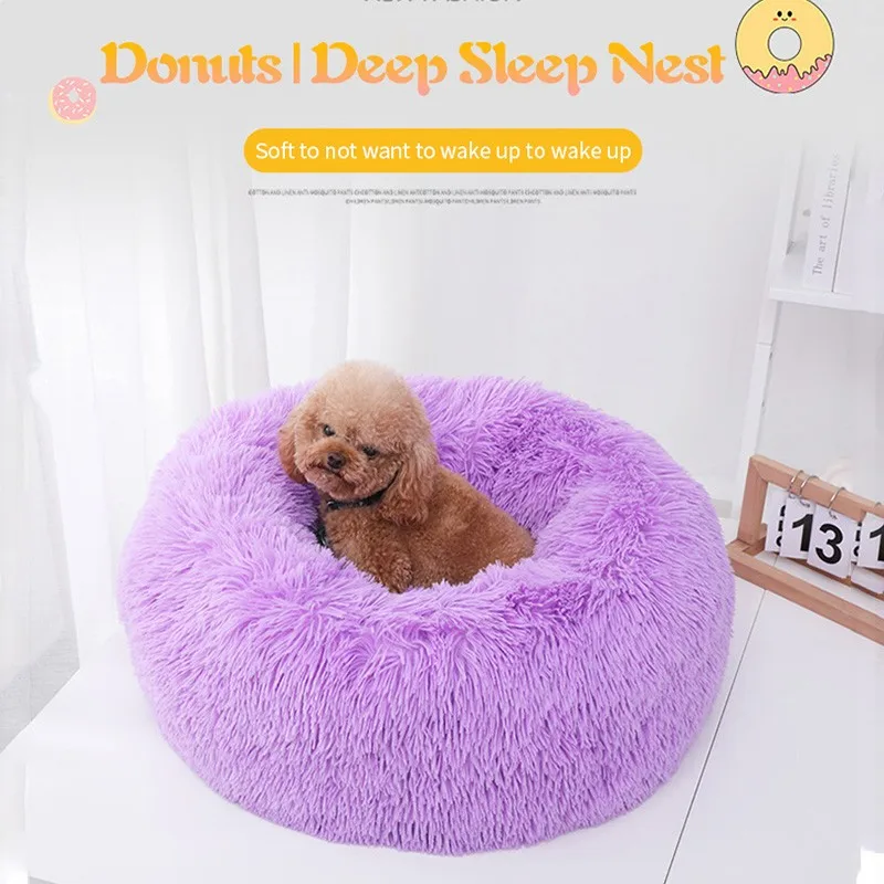 Sleep Luxury Soft Plush Dog Bed Round Shape Sleeping Bag Kennel Cat Puppy Sofa Bed Pet House Winter Warm Beds Cushion Cat Bed Sleep Luxury Soft Plush Dog Bed Round Shape Sleeping Bag Kennel Cat Puppy Sofa Bed Pet House Winter Warm Beds Cushion Cat Bed