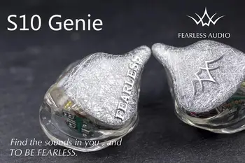 

Fearless Audio S10 Genie 10BA Driver In-Ear Monitor HiFi Earphones Knowles Sonion Balanced Armature With 0.78mm Detachable Cable